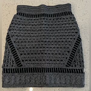 Maje Metalic mini Skirt size 36